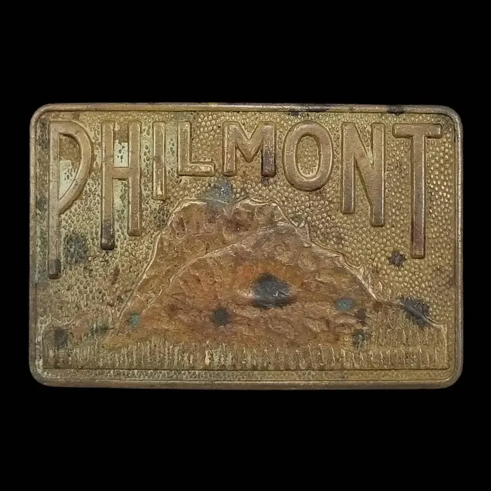 Vintage Belt Buckle Philmont Mountain Wilderness Sangre De Cristo Rocky Mountain